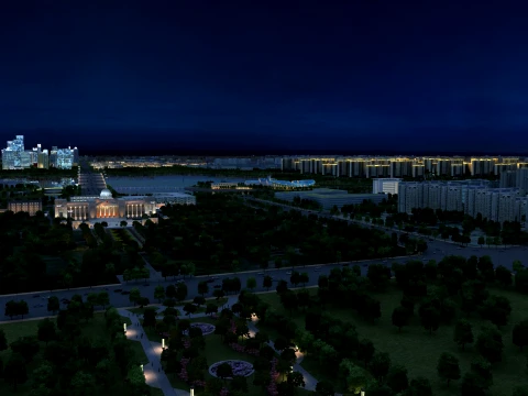 Yinchuan 3D Model