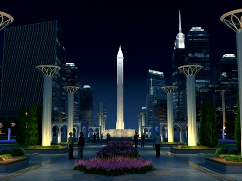 City Architecture 3D Model