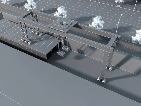 Factory 3D Model