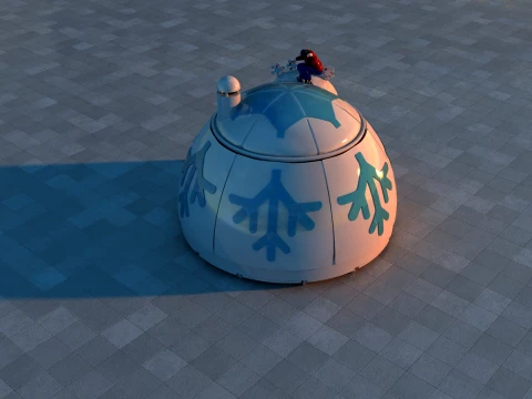 Olympic Cottage 3D Model