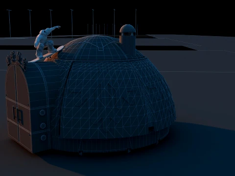 Olympic Cottage 3D Model