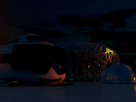 Olympic Cottage 3D Model