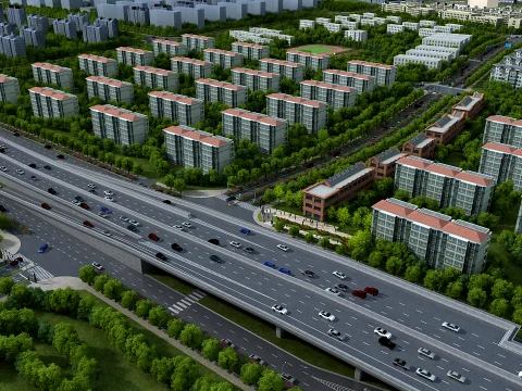 Highway 3D Model