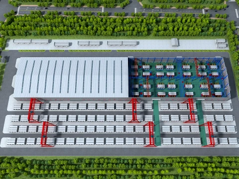 Factory 3D Model