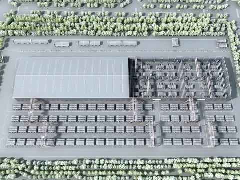 Factory 3D Model
