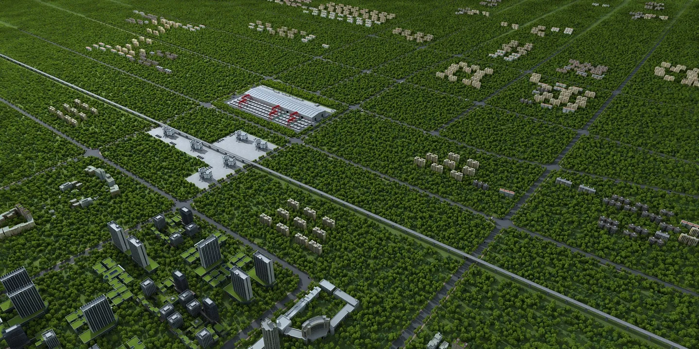 Factory 3D Model .c4d .max .obj .3ds .fbx .stl .blend 