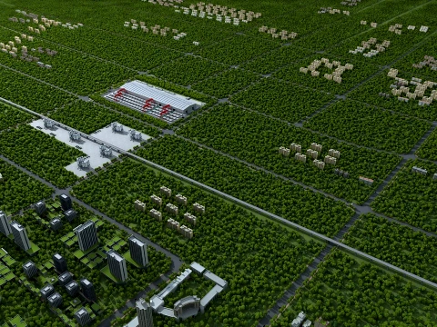Factory 3D Model