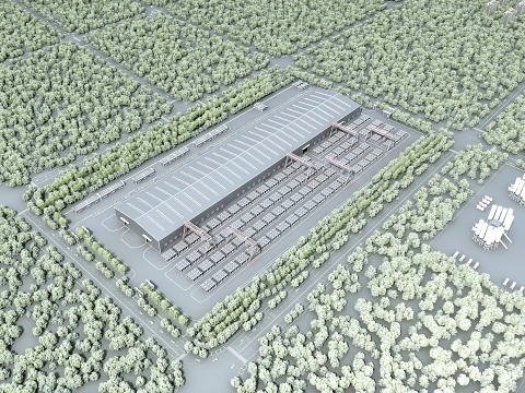 Factory 3D Model