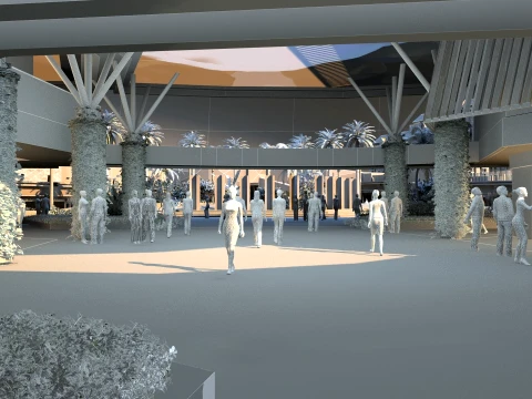 Market 3D Model
