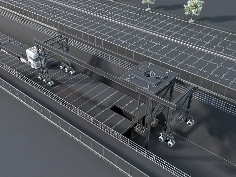 Factory 3D Model