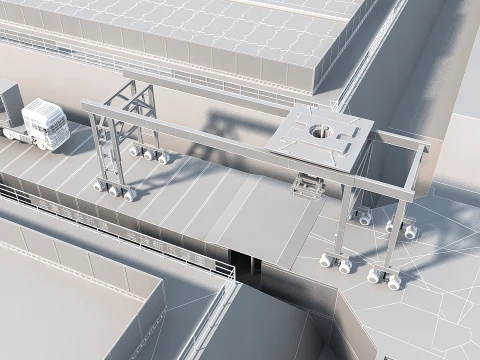 Factory 3D Model