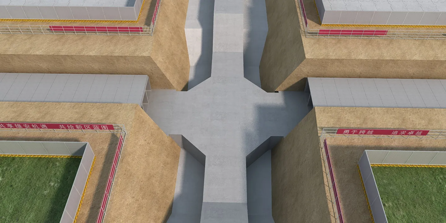 Factory 3D Model .c4d .max .obj .3ds .fbx .stl .blend 
