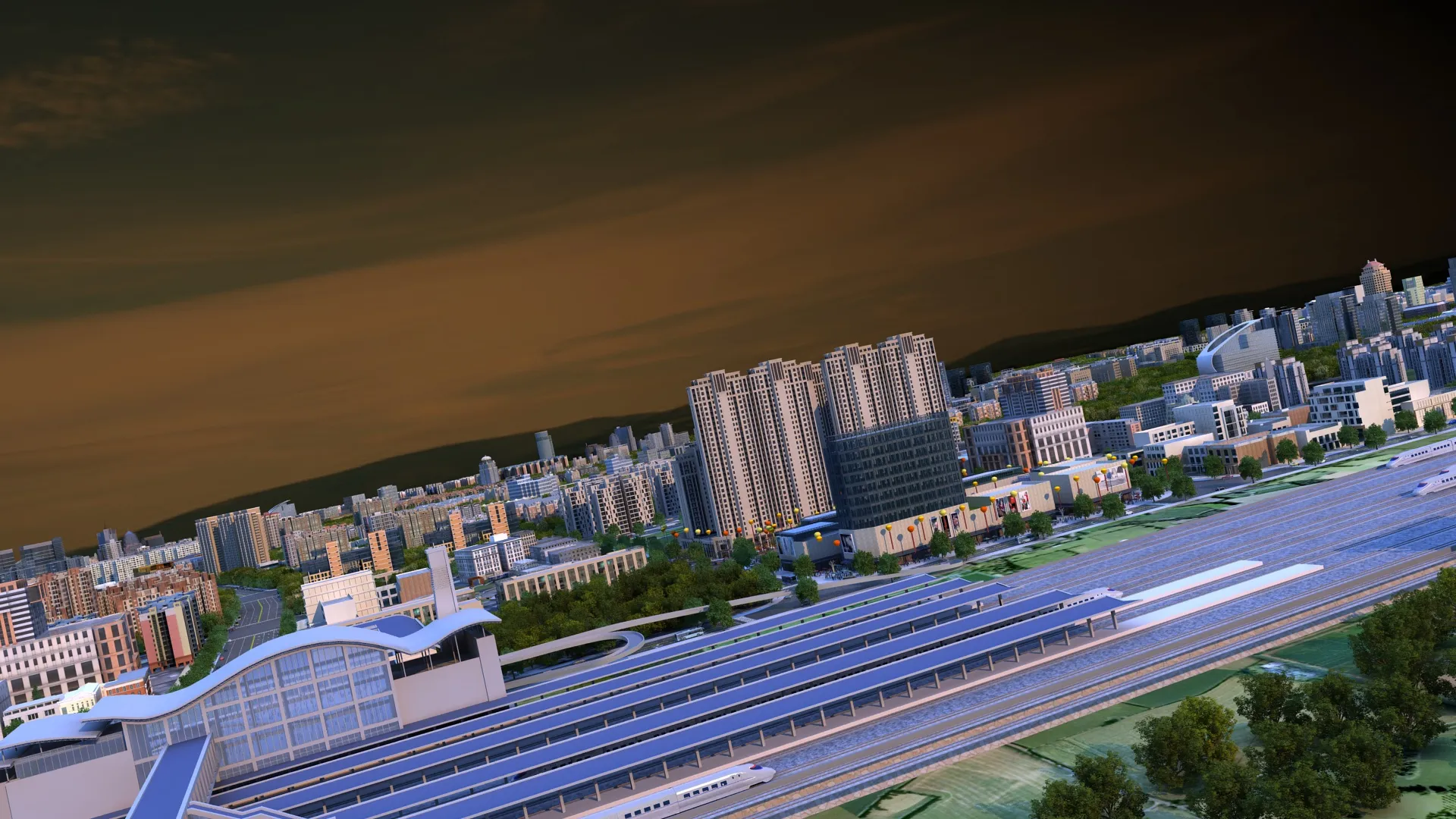 City Building 3D Model .c4d .max .obj .3ds .fbx .stl .blend