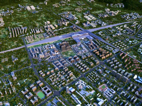 City Building 3D Model