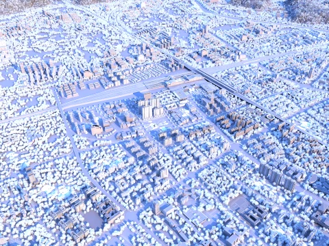 City Building 3D Model