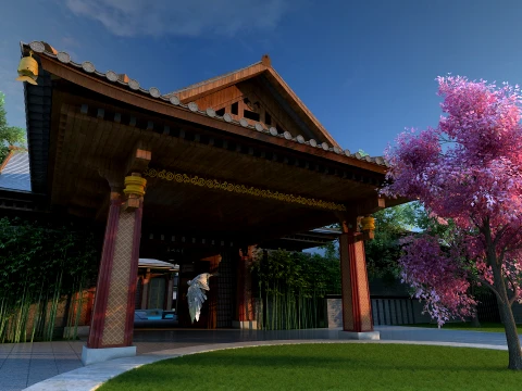 Ancient architecture 3Dモデル