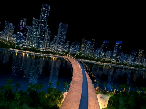 Green City 3D 모델