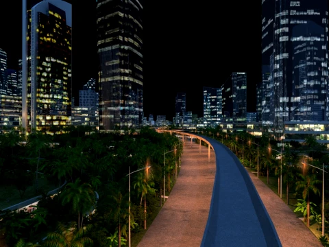 Green City 3D Model
