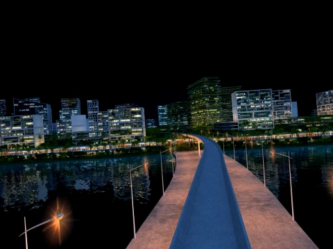 Green City 3D Model