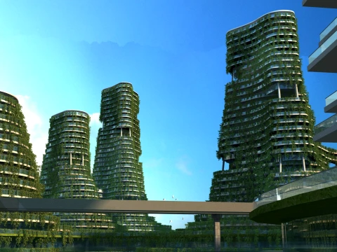Green City 3D Model