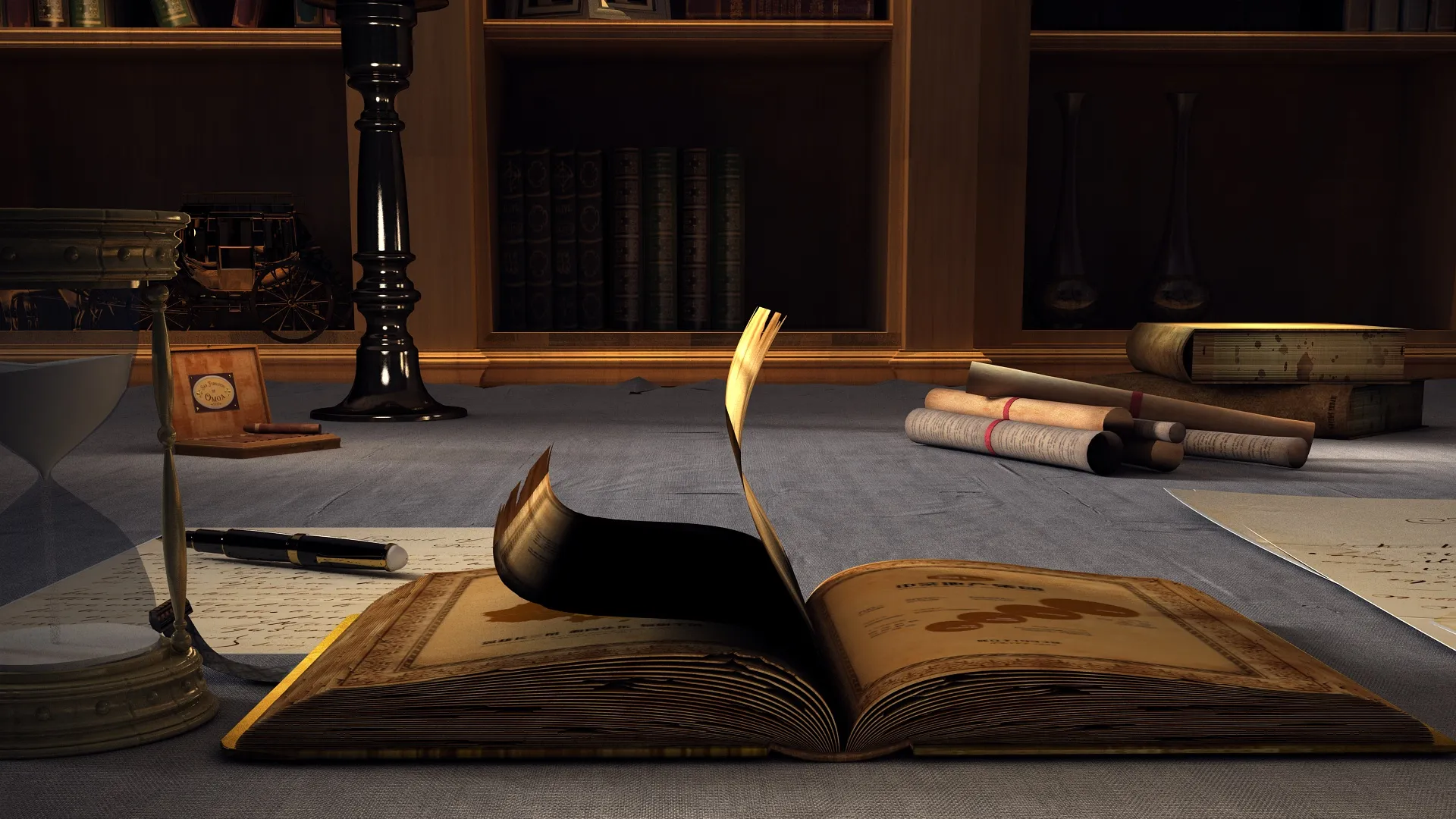 Study 3D Model .c4d .max .obj .3ds .fbx .stl .blend 