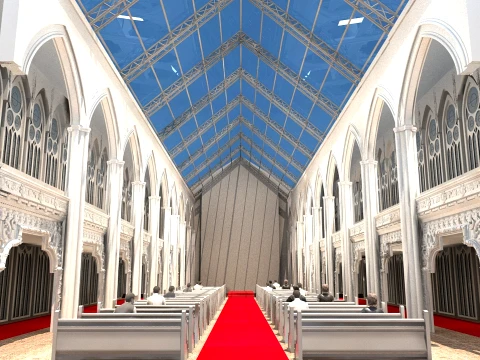 Church 3Dモデル