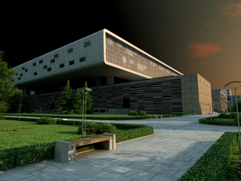 Library 3Dモデル