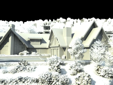 Villa 3D Model