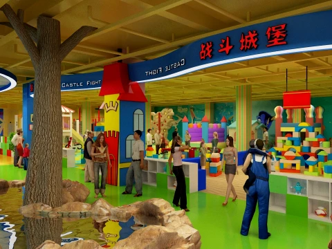 Simple rendering of the scene file 3D 模型