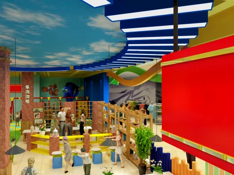 Childrens Playground Model 3D