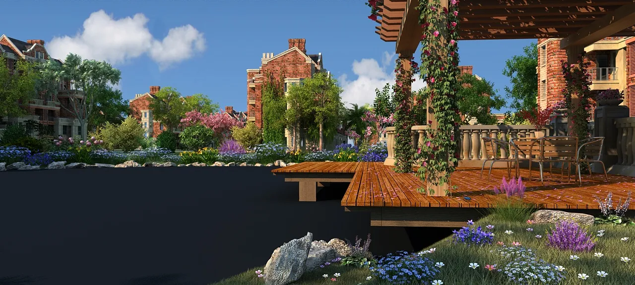Villa 3D Model .c4d .max .obj .3ds .fbx .stl .blend 