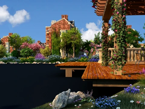 Villa 3D Model