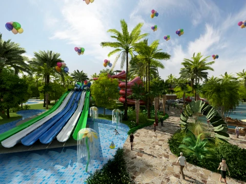 Water park 3D 模型