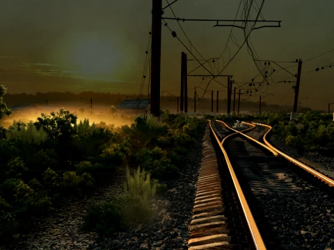 Railway 3D 模型