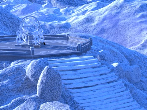 Stargazing Platform 3D Model