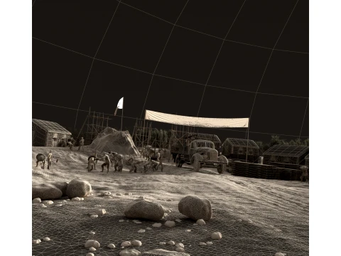 Construction site 3D Model