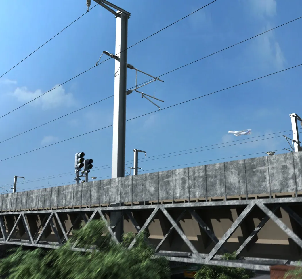 The Train 3D Model .c4d .max .obj .3ds .fbx .stl .blend