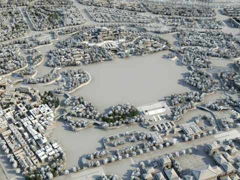 Cityscape 3D Model