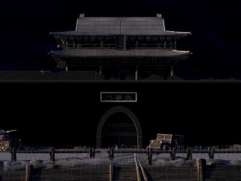 Besiege a city 3D Model