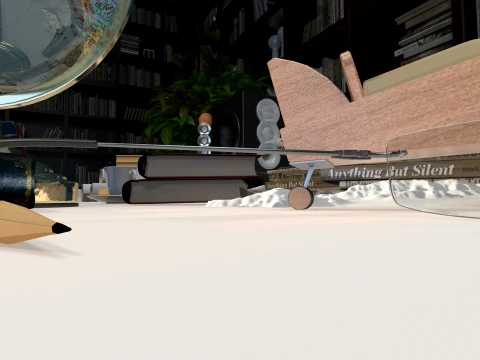 Study Room 3D Model