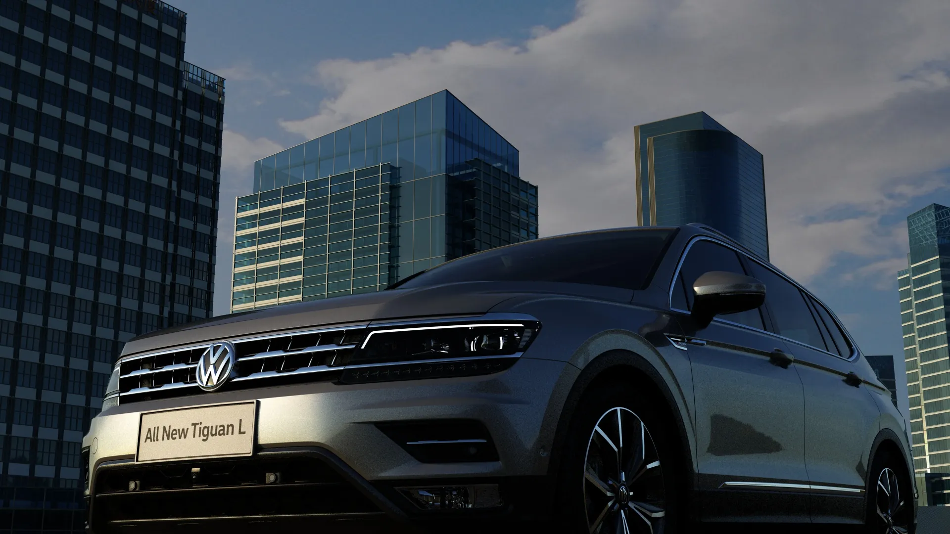Volkswagen Tiguan 3D Model .c4d .max .obj .3ds .fbx .stl .blend 