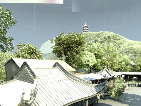 Four Seasonal Changes 3D Model
