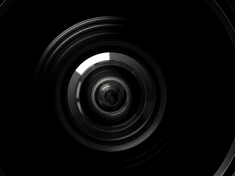 Camera lens 3D Modell