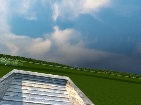 Lake surface 3D Model