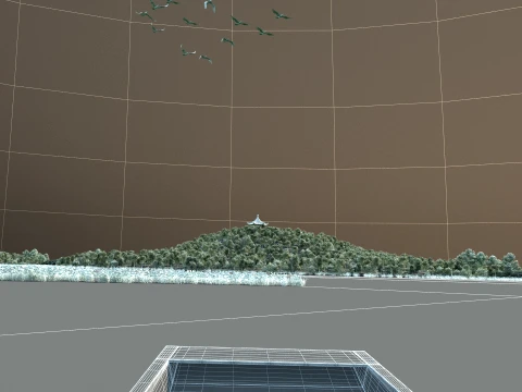 Lake surface 3D Model