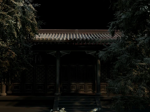Temple 3D Model