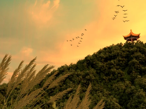 Temple 3D Model
