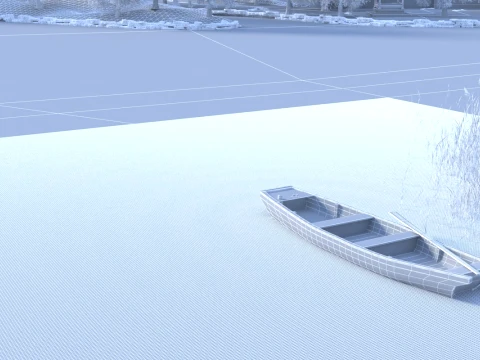 Ship Scence 3D Model