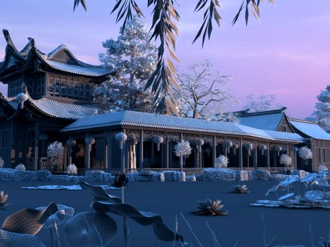 Ancient architecture 3D Model