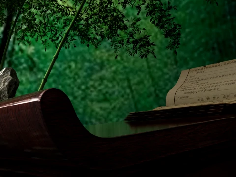 Bamboo forest Modelo 3D